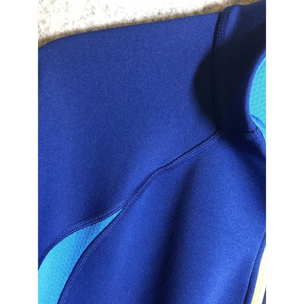 The North Face Shirt Large Blue 1/4 Zip Pullover Performance Stretch Activewear